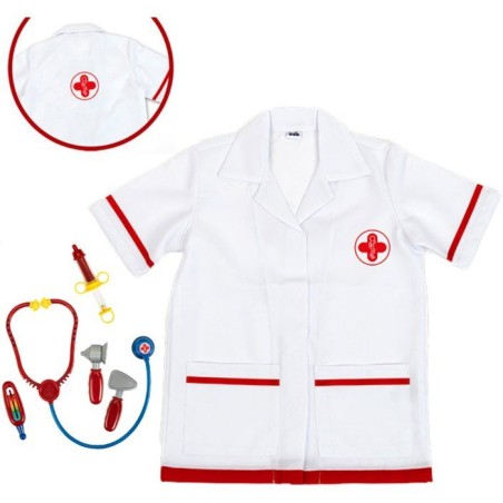 Blouse de docteur - KLEIN - 4341 - Avec accessoires - 6 pieces - Jouet