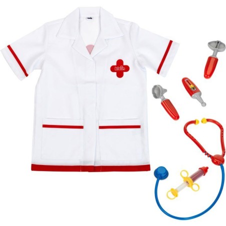 Blouse de docteur - KLEIN - 4341 - Avec accessoires - 6 pieces - Jouet d'imitation - Des 3 ans