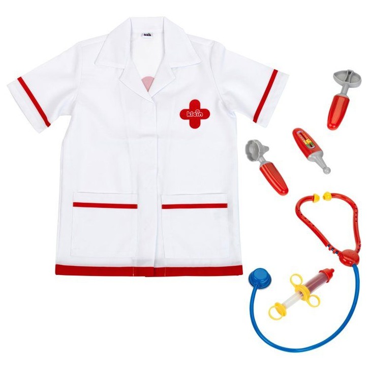 Blouse de docteur - KLEIN - 4341 - Avec accessoires - 6 pieces - Jouet d'imitation - Des 3 ans Blouse de docteur - KLEIN - 4341 - Avec accessoires - 6 pieces - Jouet d'imitation - Des 3 ans