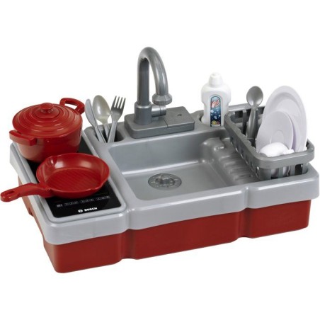 Evier de cuisine Bosch - KLEIN - 7110 - Plaque de cuisson électronique, robinet fonctionnel, accessoires - Des 3 ans