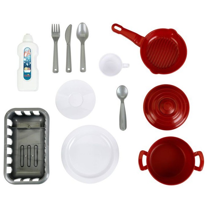 Evier de cuisine Bosch - KLEIN - 7110 - Plaque de cuisson électronique, robinet fonctionnel, accessoires - Des 3 ans Evier de cuisine Bosch - KLEIN - 7110 - Plaque de cuisson électronique, robinet fonctionnel, accessoires - Des 3 ans