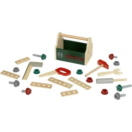 Caisse a outils Bosch - KLEIN - 8161 - En bois FSC avec accessoires - Des 3 ans