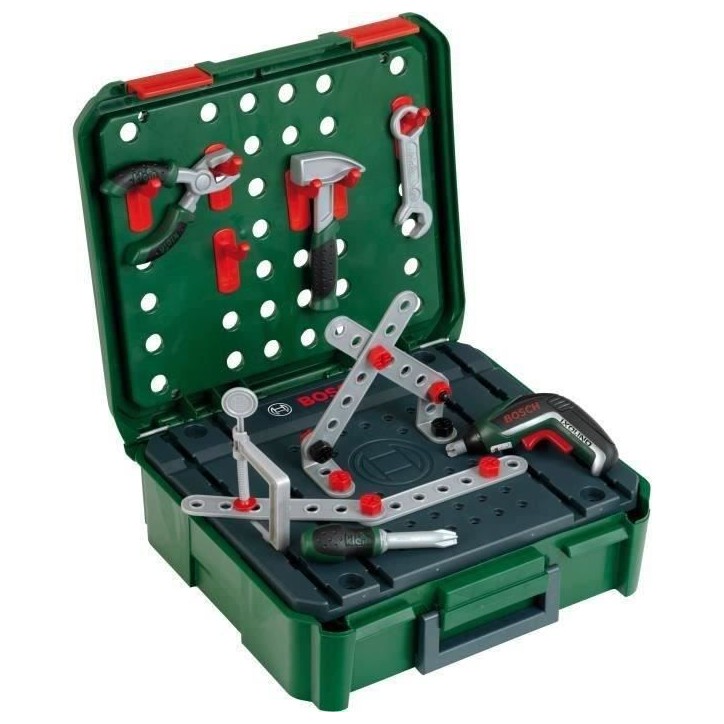 Mallette établi Bosch avec visseuse électronique Ixolino II et accessoires - KLEIN - 8396 Mallette établi Bosch avec visseuse électronique Ixolino II et accessoires - KLEIN - 8396