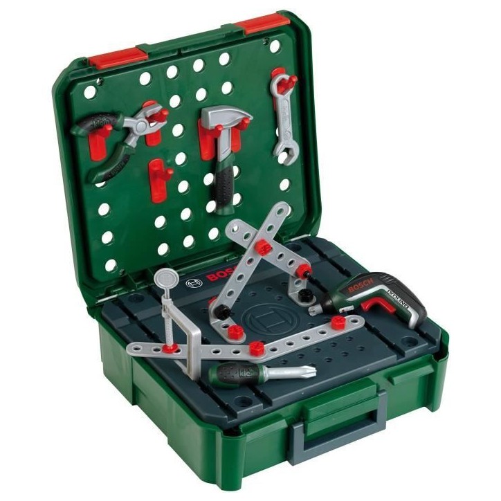 Mallette établi Bosch avec visseuse électronique Ixolino II et accessoires - KLEIN - 8396 Mallette établi Bosch avec visseuse électronique Ixolino II et accessoires - KLEIN - 8396