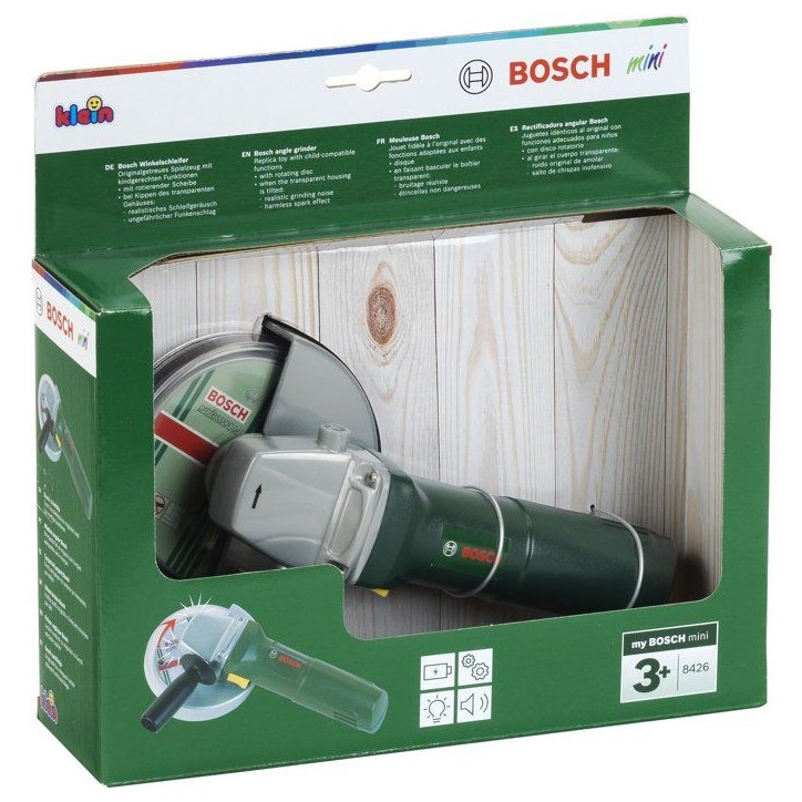 Meuleuse d'angle électronique Bosch - KLEIN - 8426 - Jouet d'imitation - Des 3 ans Meuleuse d'angle électronique Bosch - KLEIN - 8426 - Jouet d'imitation - Des 3 ans