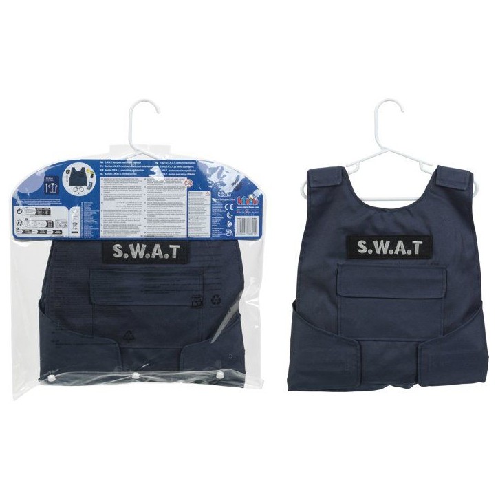 Gilet S.W.A.T. - KLEIN - 8821 - Taser électronique, caméra piéton, menottes - Déguisement policier - Des 3 ans
