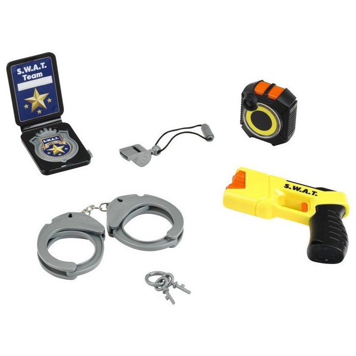Gilet S.W.A.T. - KLEIN - 8821 - Taser électronique, caméra piéton, menottes - Déguisement policier - Des 3 ans