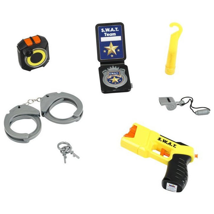 Mallette S.W.A.T. - KLEIN - 8838 - Taser a eau, caméra piéton - Déguisement policier - Des 3 ans Mallette S.W.A.T. - KLEIN - 8838 - Taser a eau, caméra piéton - Déguisement policier - Des 3 ans