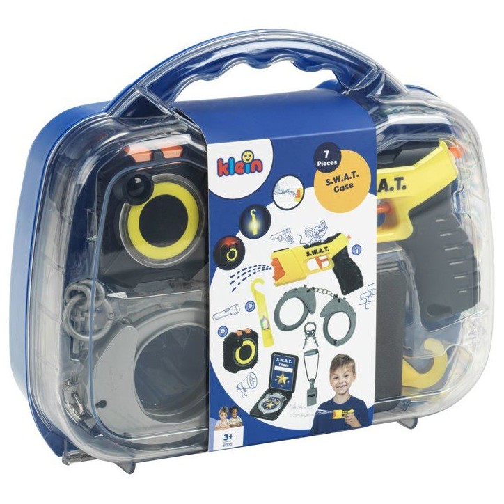 Mallette S.W.A.T. - KLEIN - 8838 - Taser a eau, caméra piéton - Déguisement policier - Des 3 ans Mallette S.W.A.T. - KLEIN - 8838 - Taser a eau, caméra piéton - Déguisement policier - Des 3 ans