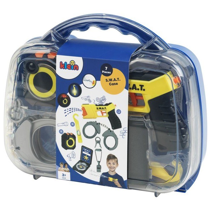 Mallette S.W.A.T. - KLEIN - 8838 - Taser a eau, caméra piéton - Déguisement policier - Des 3 ans Mallette S.W.A.T. - KLEIN - 8838 - Taser a eau, caméra piéton - Déguisement policier - Des 3 ans