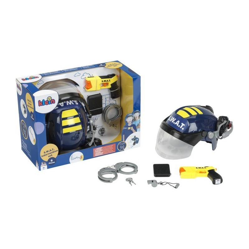 Kit S.W.A.T. - KLEIN - 8841 - Casque, taser a eau, menottes - Déguise