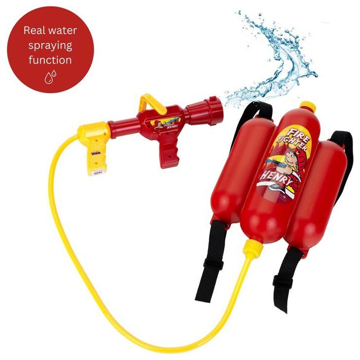 Lance a incendie pour enfant - KLEIN - 8932 - Réservoir dorsal 2L - Jet d'eau Lance a incendie pour enfant - KLEIN - 8932 - Réservoir dorsal 2L - Jet d'eau