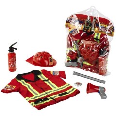 Costume de pompier - KLEIN - 8985 - 6 pieces - Déguisement pompier -