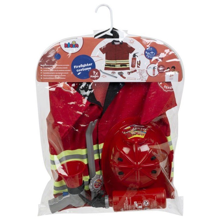 Costume de pompier - KLEIN - 8985 - 6 pieces - Déguisement pompier - Des 3 ans Costume de pompier - KLEIN - 8985 - 6 pieces - Déguisement pompier - Des 3 ans