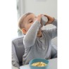 BEABA, Coffret repas Silicone Bébé, Avec Ventouse, Anti-dérapant, 4