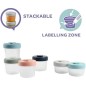 BÉABA - Lot 6 Portions Clip - 1er Age - 100% Hermetique - Empilables