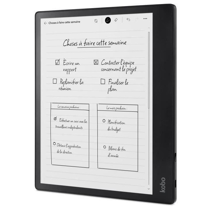 Liseuse Kobo Elipsa 2E – Écran tactile 10,3 – Stylet inclus – WiFi – eBook Reader Liseuse Kobo Elipsa 2E – Écran tactile 10,3 – Stylet inclus – WiFi – eBook Reader