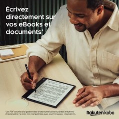 Liseuse Kobo Elipsa 2E – Écran tactile 10,3 – Stylet inclus – W
