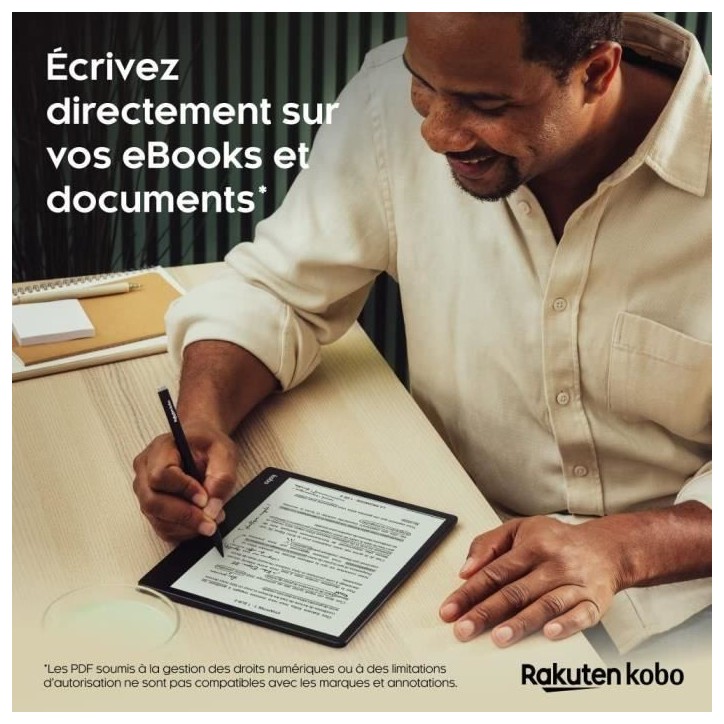 Liseuse Kobo Elipsa 2E – Écran tactile 10,3 – Stylet inclus – WiFi – eBook Reader Liseuse Kobo Elipsa 2E – Écran tactile 10,3 – Stylet inclus – WiFi – eBook Reader