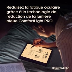 Liseuse Kobo Elipsa 2E – Écran tactile 10,3 – Stylet inclus – W