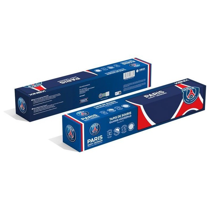 Tapis de souris gaming - KONIX - PSG - XXL 90 x 46 cm - Surface silicone 3D ultra fine - Base antidérapante en caoutchouc - Ble Tapis de souris gaming - KONIX - PSG - XXL 90 x 46 cm - Surface silicone 3D ultra fine - Base antidérapante en caoutchouc - Ble