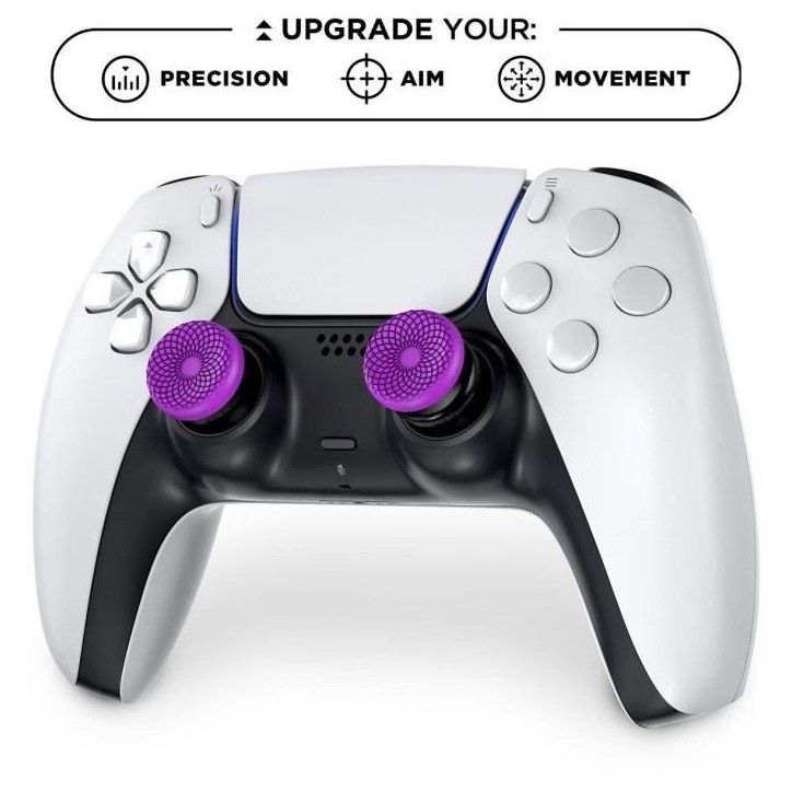 Pack de 2 Thumbsticks - STEELSERIES - KontrolFreek - Frenzy Edition - Pour manettes PS4 et PS5 - Violet