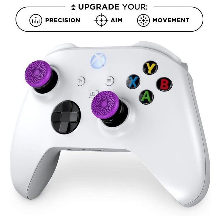 Pack de 2 Thumbsticks - STEELSERIES - KontrolFreek - Frenzy Edition - Pour manettes Xbox Series et Xbox One - Violet Pack de 2 Thumbsticks - STEELSERIES - KontrolFreek - Frenzy Edition - Pour manettes Xbox Series et Xbox One - Violet