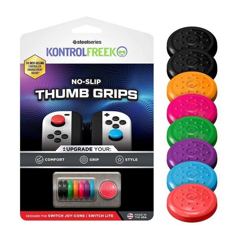 Pack de 8 Thumbgrips No-Slip - STEELSERIES - KontrolFreek - Pour JoyCo