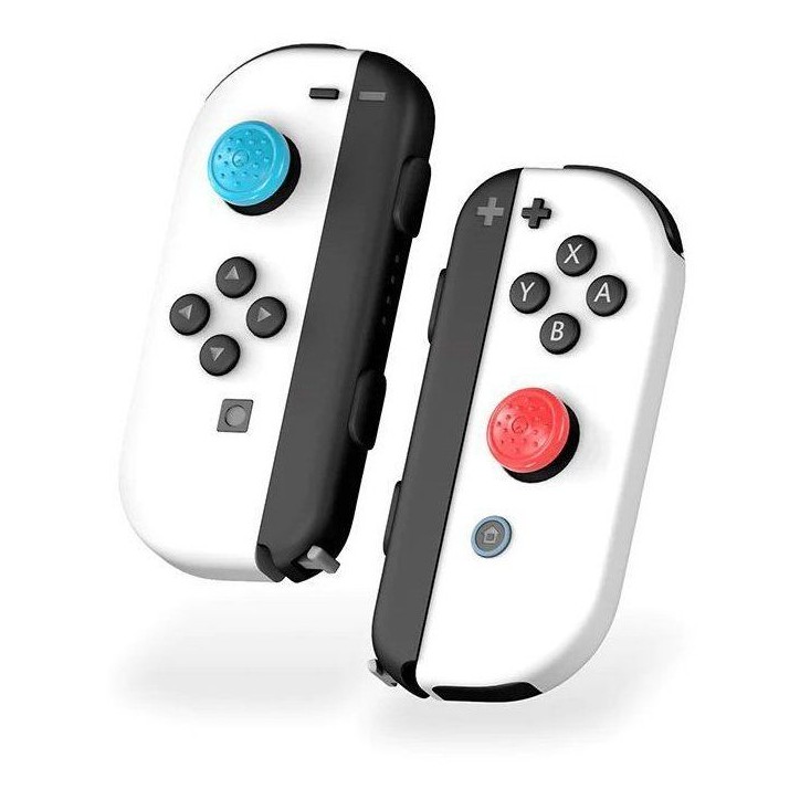 Pack de 8 Thumbgrips No-Slip - STEELSERIES - KontrolFreek - Pour JoyCon Switch 1 et Lite - Multicolore