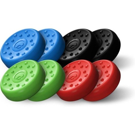 Pack de 8 Thumbgrips No-Slip - STEELSERIES - KontrolFreek - Universel - Multicolore