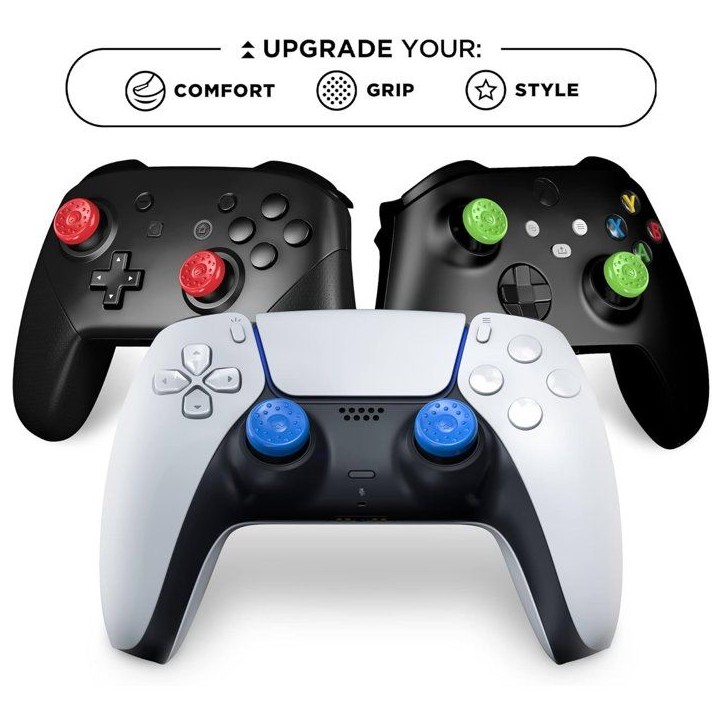 Pack de 8 Thumbgrips No-Slip - STEELSERIES - KontrolFreek - Universel - Multicolore Pack de 8 Thumbgrips No-Slip - STEELSERIES - KontrolFreek - Universel - Multicolore