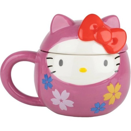 Tasse en céramique - Konix - Hello Kitty - Mug 3D - 320 ml - Motif Da