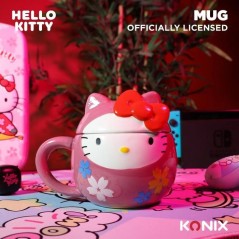 Tasse en céramique - Konix - Hello Kitty - Mug 3D - 320 ml - Motif Da