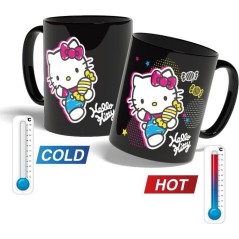 Mug thermoréactif - Konix - Hello Kitty - 320 ml - Motif bonbons - No