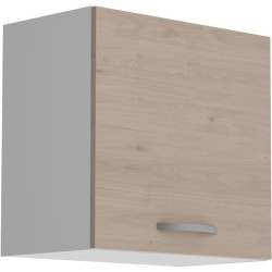 OSLO Meuble haut 1 porte - Décor Chene Jackson - L 60 x P 36 x H 58 c