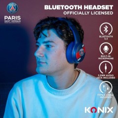 Casque audio - Sans fil - Konix - PSG - Bluetooth 5.3 PC, smartphones,