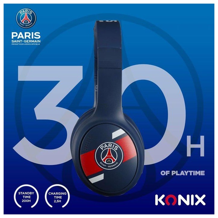 Casque audio - Sans fil - Konix - PSG - Bluetooth 5.3 PC, smartphones, tablettes - Microphone - Autonomie 25 h - Câble 3,5 mm - Casque audio - Sans fil - Konix - PSG - Bluetooth 5.3 PC, smartphones, tablettes - Microphone - Autonomie 25 h - Câble 3,5 mm -