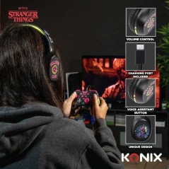 Casque audio - Sans fil - Konix - Stranger Things - Bluetooth 5.3 smar