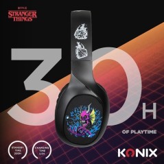 Casque audio - Sans fil - Konix - Stranger Things - Bluetooth 5.3 smar
