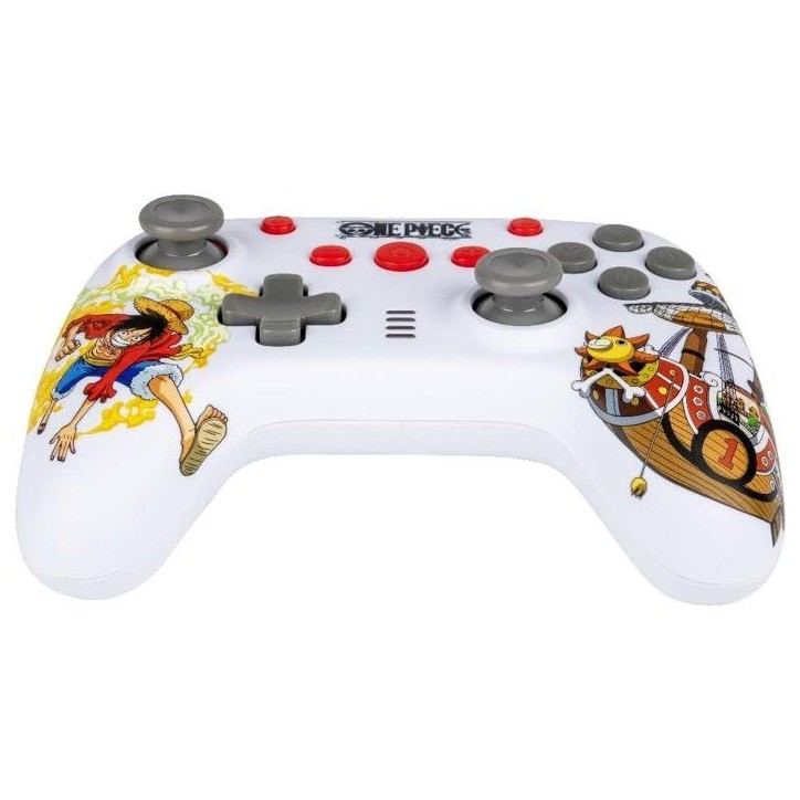 Manette de jeu - Nintendo Switch, Switch 2 et PC - One Piece - Filaire - Blanc - Fonction vibration - Câble 3 m - Luffy - Konix Manette de jeu - Nintendo Switch, Switch 2 et PC - One Piece - Filaire - Blanc - Fonction vibration - Câble 3 m - Luffy - Konix