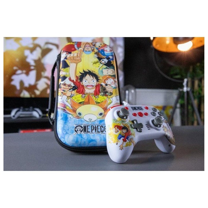 Manette de jeu - Nintendo Switch, Switch 2 et PC - One Piece - Filaire - Blanc - Fonction vibration - Câble 3 m - Luffy - Konix Manette de jeu - Nintendo Switch, Switch 2 et PC - One Piece - Filaire - Blanc - Fonction vibration - Câble 3 m - Luffy - Konix