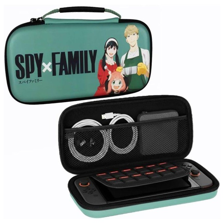 Housse de protection et transport - Nintendo Switch 2 - Konix - Spy x Family - Rangement accessoires - Motif famille Forger - Ve Housse de protection et transport - Nintendo Switch 2 - Konix - Spy x Family - Rangement accessoires - Motif famille Forger - Ve
