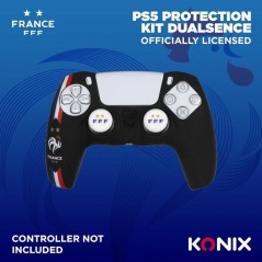 Coque de protection pour manette DualSense PS5 - Konix - FFF - Silicon