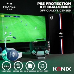 Coque de protection pour manette DualSense PS5 - Konix - FFF - Silicon