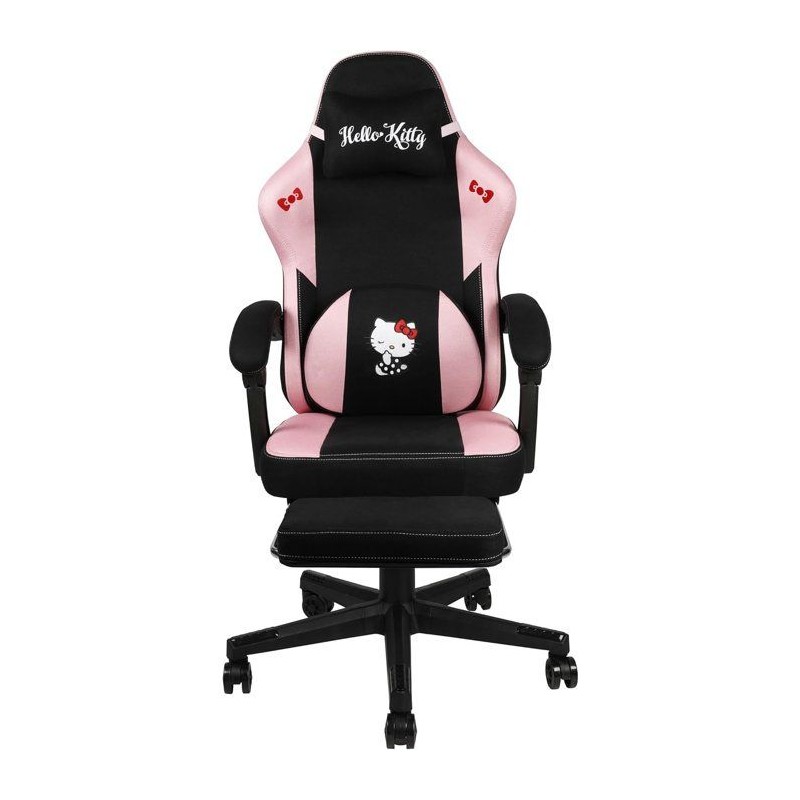 Chaise de Bureau Gaming - KONIX - Hello Kitty - Inclinaison siege 150