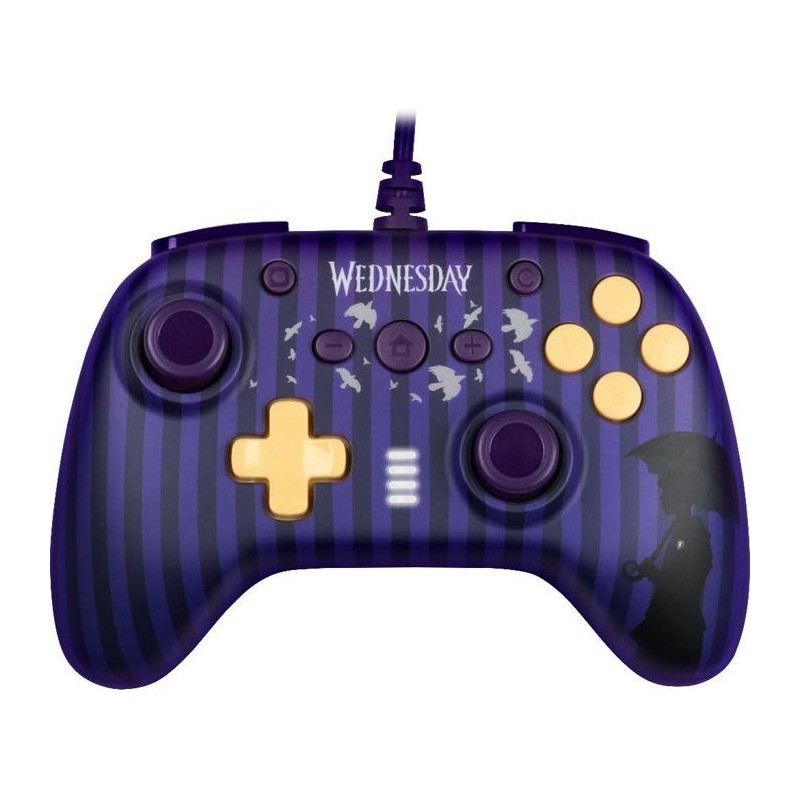 Manette de jeu - Nintendo Switch/Switch 2 et PC - Mercredi - Filaire -