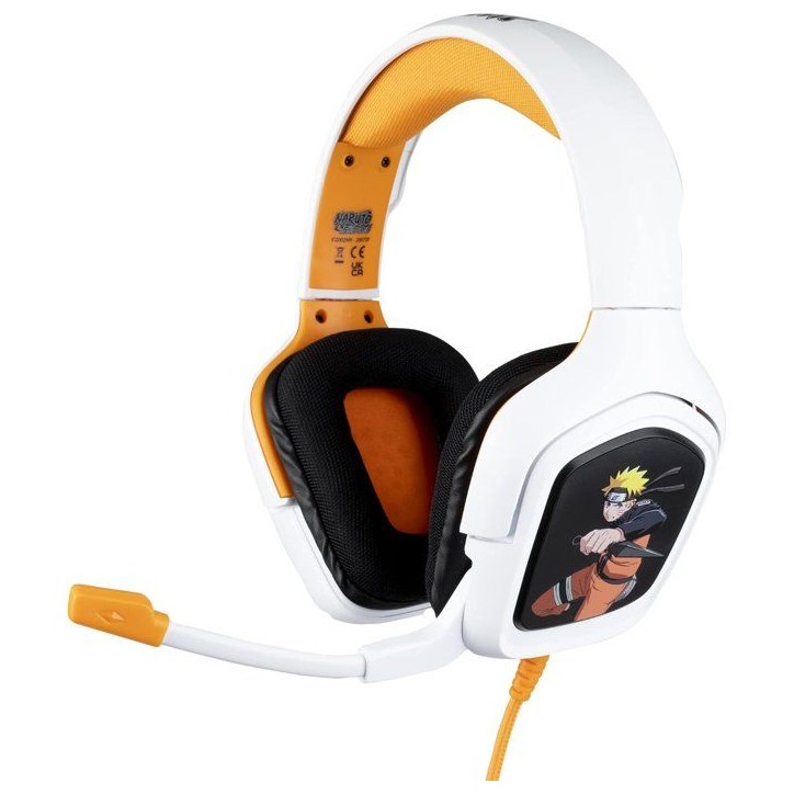 Casque gaming - Filaire - PS4, PS5, Switch, Xbox One et Series X|S - Konix - Naruto Shippuden - Microphone - Câble 1,5 m - Naru