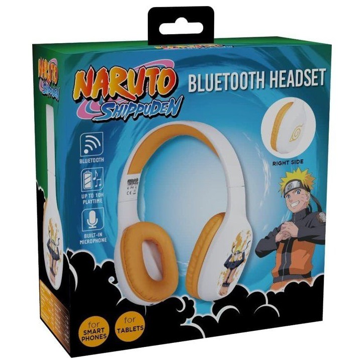 Casque audio supra-auriculaire sans fil - Konix - Naruto Shippuden - Bluetooth 5.3 smartphones et tablettes - Autonomie 30 h Casque audio supra-auriculaire sans fil - Konix - Naruto Shippuden - Bluetooth 5.3 smartphones et tablettes - Autonomie 30 h