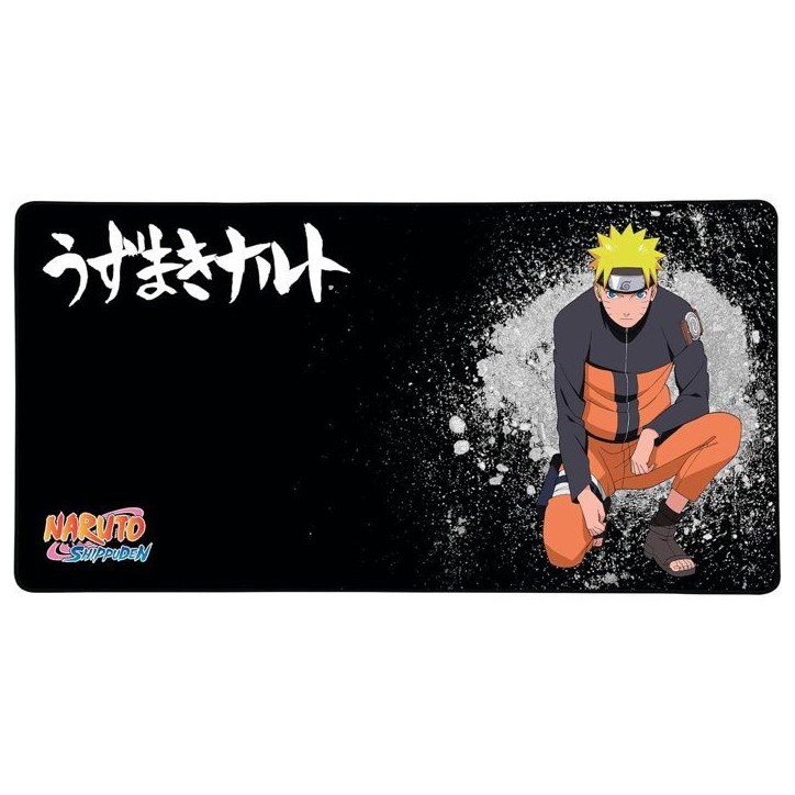Tapis de souris gaming - KONIX - Naruto Shippuden - XXL 90 x 46 cm - Base antidérapante en caoutchouc - Noir Tapis de souris gaming - KONIX - Naruto Shippuden - XXL 90 x 46 cm - Base antidérapante en caoutchouc - Noir