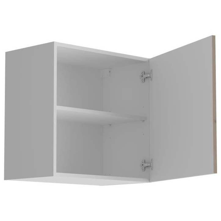OSLO Meuble haut 1 porte - Décor Chene Jackson - L 60 x P 36 x H 58 cm OSLO Meuble haut 1 porte - Décor Chene Jackson - L 60 x P 36 x H 58 cm